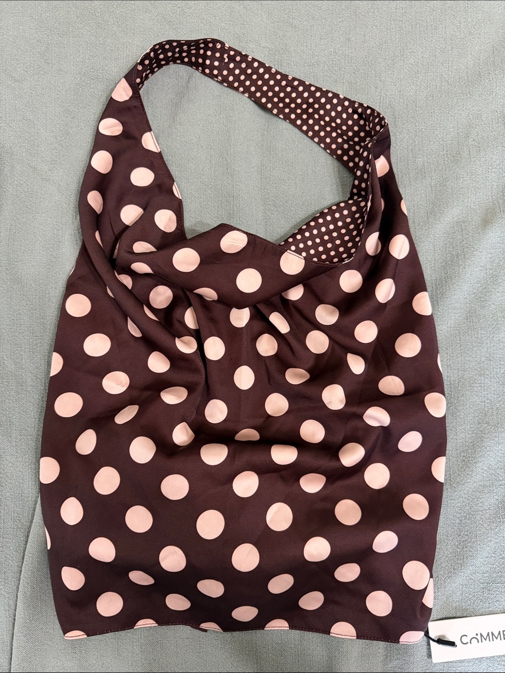 Commense reversible, halter top tie in the back